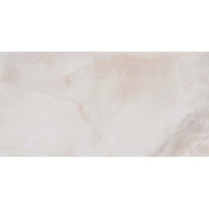 Piastrella in gres porcellanato Nizza White smaltato lucido 60x120 cm 1,44 m²