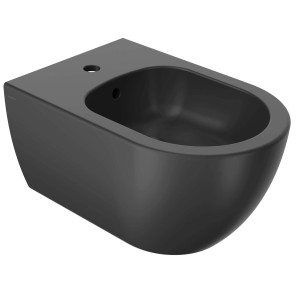 Bidet nero sospeso.
