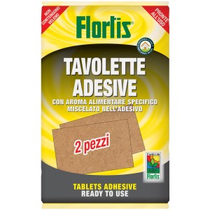 Trappole adesive Florlis, pronte all'uso, per il controllo dei parassiti in giardino.