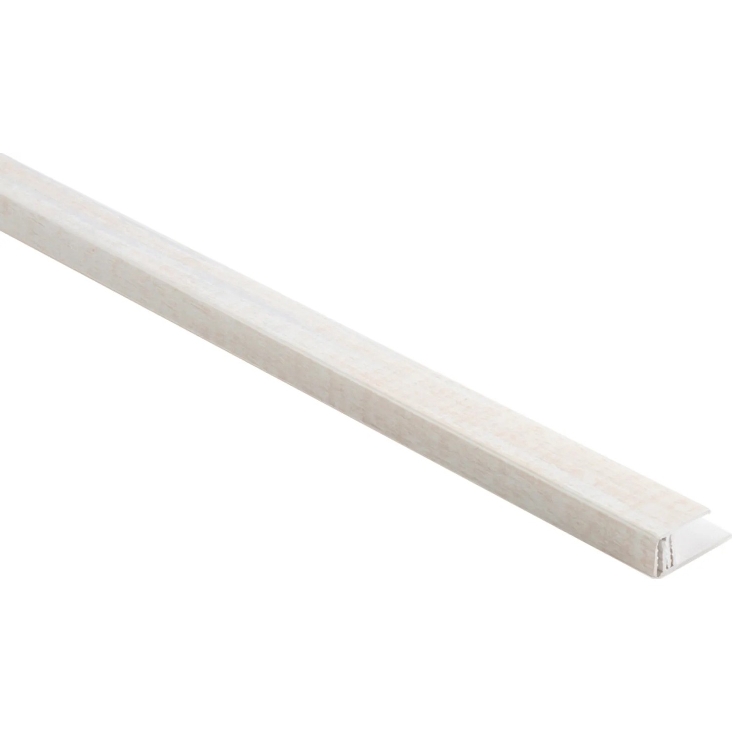 Profilo terminale Grosfillex Datcha bianco, a clip per pannelli da 5-8 mm, lunghezza 260 cm.