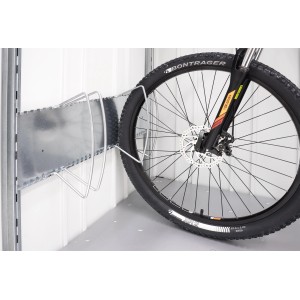 Portabiciclette Biohort BikeHolder per StoreMax 190, lamiera d'acciaio, per il fissaggio della bicicletta.