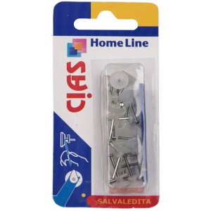 Set di ganci per quadri t.b.t. per un fissaggio sicuro a parete.