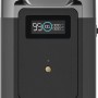 Batteria aggiuntiva EcoFlow Delta 2 con 1024 Wh per impianti solari, alloggiamento grigio con display.