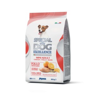 Confezione di cibo secco per cani Special Dog Excellence Mini Adult al pollo, 800g.