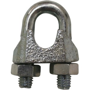 t.b.t. Morsetto per fune metallica in metallo, categoria: Morsetti.