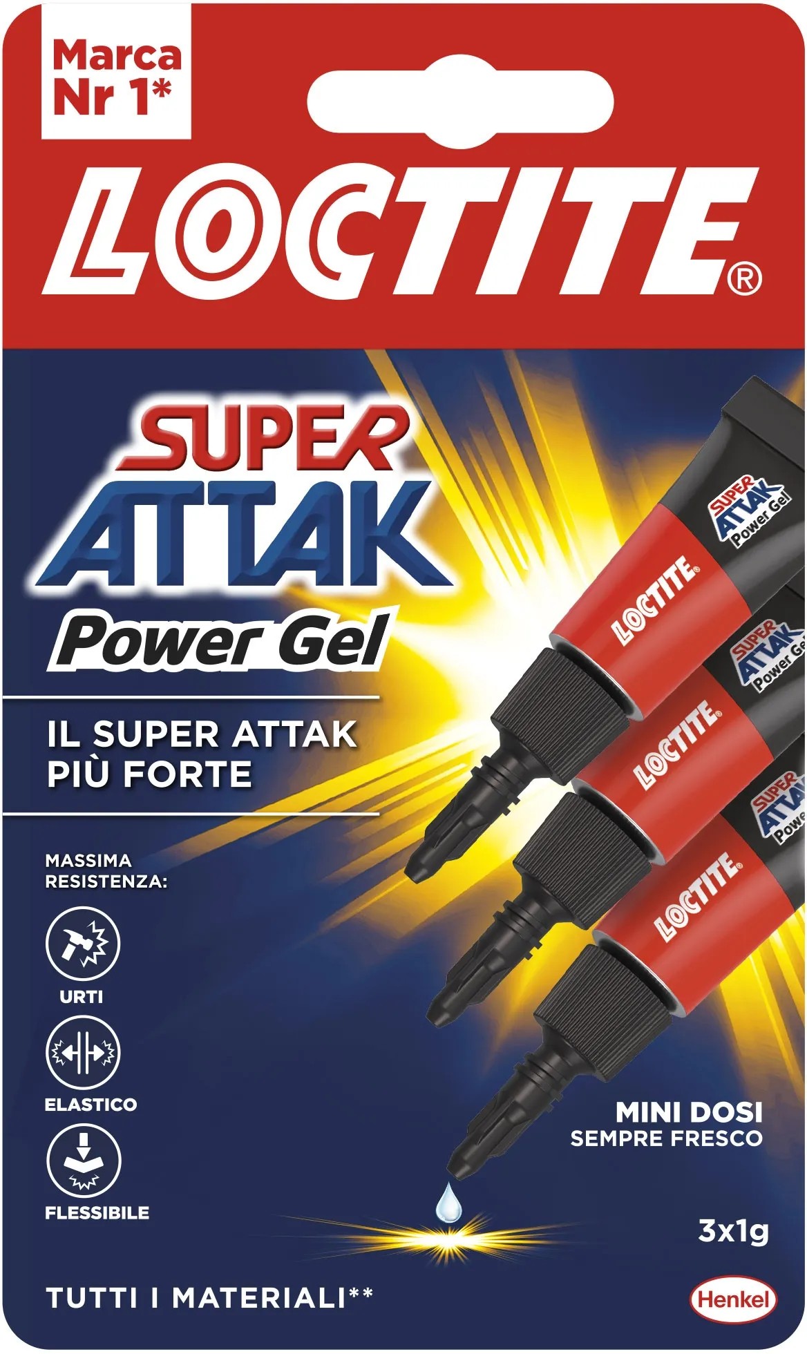 Adesivo Istantaneo Loctite Super Glue-3 Power Gel Mini Trio 3 - Foto 2