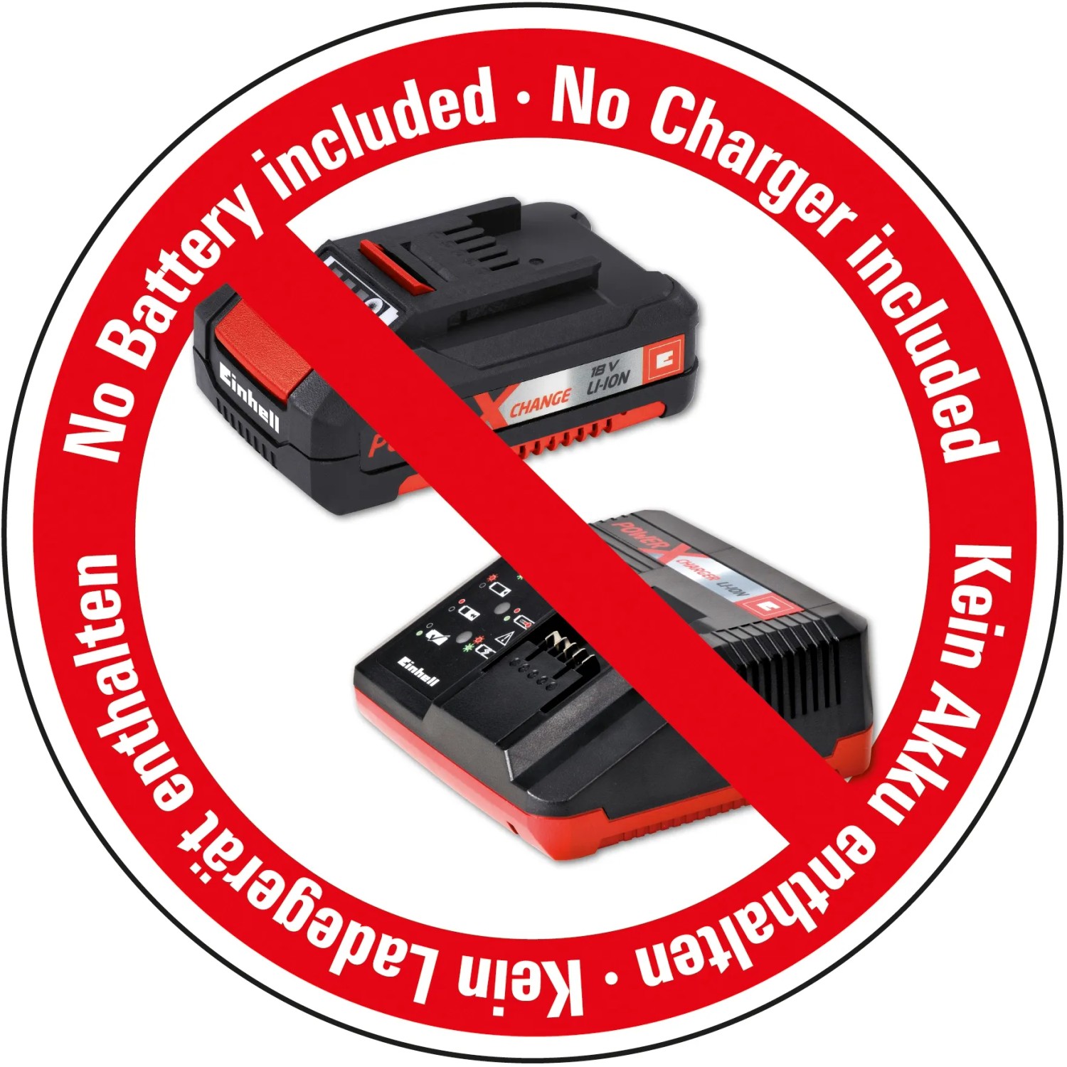 Smerigliatrice angolare: Batteria e caricabatterie non inclusi.