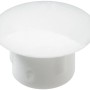 Copertura Hettich bianca in plastica per fori da 8 mm, a pressione.