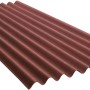 Onduline Base lastra bituminosa ondulata rossa, 2000x855 mm, per tetti di casette da giardino e carport.