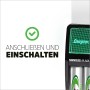 Mini caricabatterie Energizer per batterie AA/AAA con display LED.