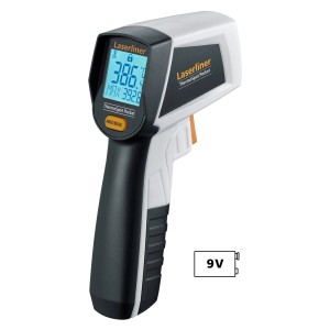 Termometro Laserliner ThermoSpot Pocket per la misurazione della temperatura senza contatto.