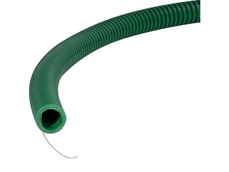 Tubo corrugato Ø 25 mm L 25 metri verde