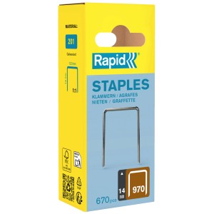 Graffe Rapid a filo piatto No. 970 da 14 mm
