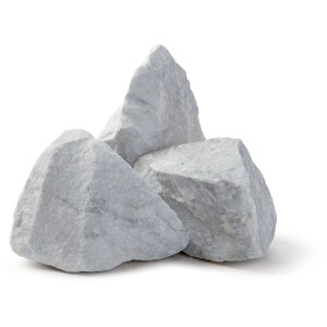 Pietre chiare di Ciottoli, design decorativo per giardino e area esterna.