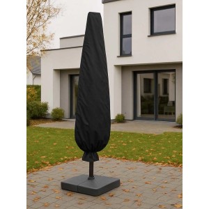 Copertura ombrellone braccio laterale Ø30/45X220H cm nero