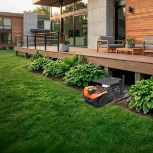 Robot tagliaerba a batteria Worx Landroid Vison cloud 300 m² con garage incluso