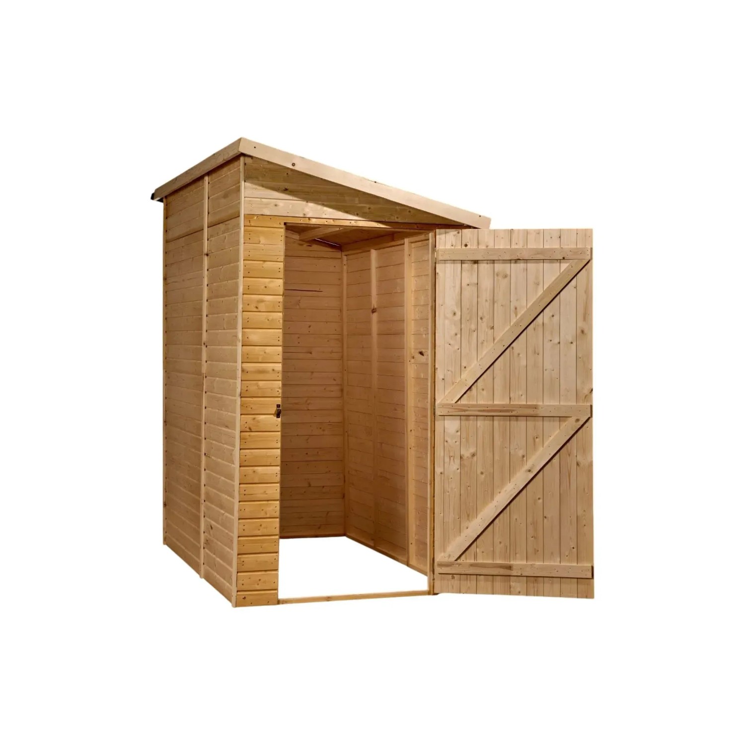 Casetta da giardino in legno sp 16 mm H220xL130xP223 cm_7