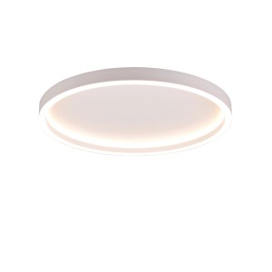 Plafoniera LED Rotonda bianca e rotonda, diametro 35 cm, per spazi abitativi.