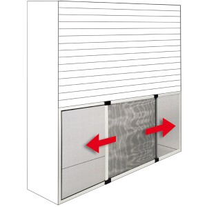 t.b.t. Zanzariera scorrevole, telaio di serraggio flessibile per finestre e porte.