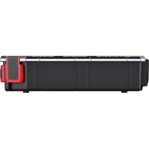 Organizzatore per utensili Kistenberg Tager Carbo, sistema di stoccaggio, 243x284x60mm, con chiusura rossa.