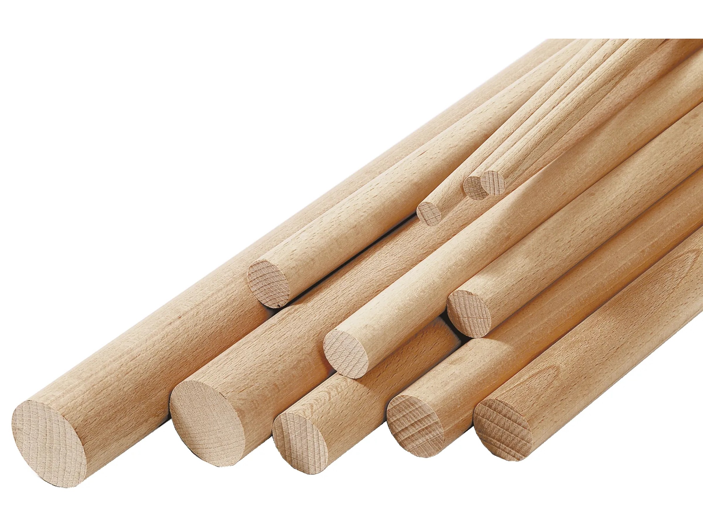 6 Bastoncini Per Maglieria In Legno Di Faggio – Kit 2 Pezzi Da 40, 30, 25 Cm – Strumenti Per Arazzi Fai Da Te