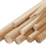 Tasselli rotondi in legno non trattato per bricolage e modellismo.