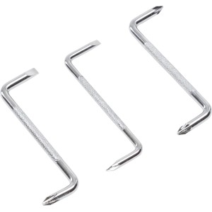 Set di 3 cacciaviti angolari LUX Classic per punti difficili da raggiungere.