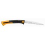 Seghetto a mano Fiskars Xtract SW75 con dentatura grossa per giardinaggio e potatura.