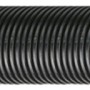 Tubo corrugato nero t.b.t., gestione flessibile dei cavi.