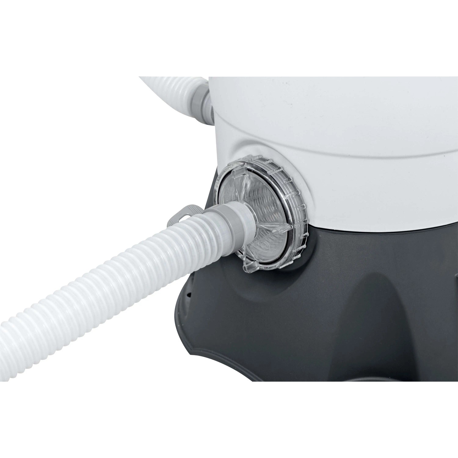 Pompa filtro a sabbia Bestway con raccordo per piscina fino a 16.600 litri.