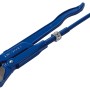 Chiave a tubo angolare blu LUX Classic 320 mm in acciaio al carbonio per dadi e tubi fino a 25 mm di diametro.