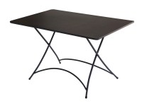 Tavolo Pieghevole Elin Antracite 110x70cm - Per Esterni | Struttura Alluminio - Foto 9