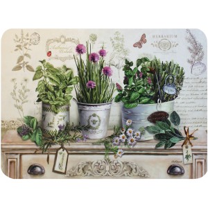 t.b.t. tovaglia con motivo di erbe aromatiche e design vintage.