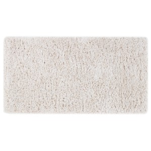 Tappeto a pelo lungo t.b.t. beige rettangolare per ambienti domestici.
