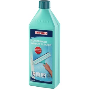 Leifheit Detergente per vetri 1 l, per una brillantezza senza aloni su vetri e specchi.