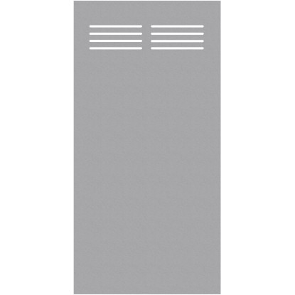 Elemento per recinzione frangivista Board fessurato 90x180 cm grigio titanio