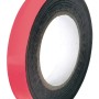 Rotolo di nastro biadesivo rosso.