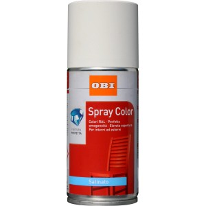 Bomboletta spray OBI con etichetta rossa e la scritta "Spray Color".