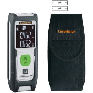 Laserliner LaserRange-Master Gi4 con custodia, strumento di misura digitale per la misurazione della distanza.