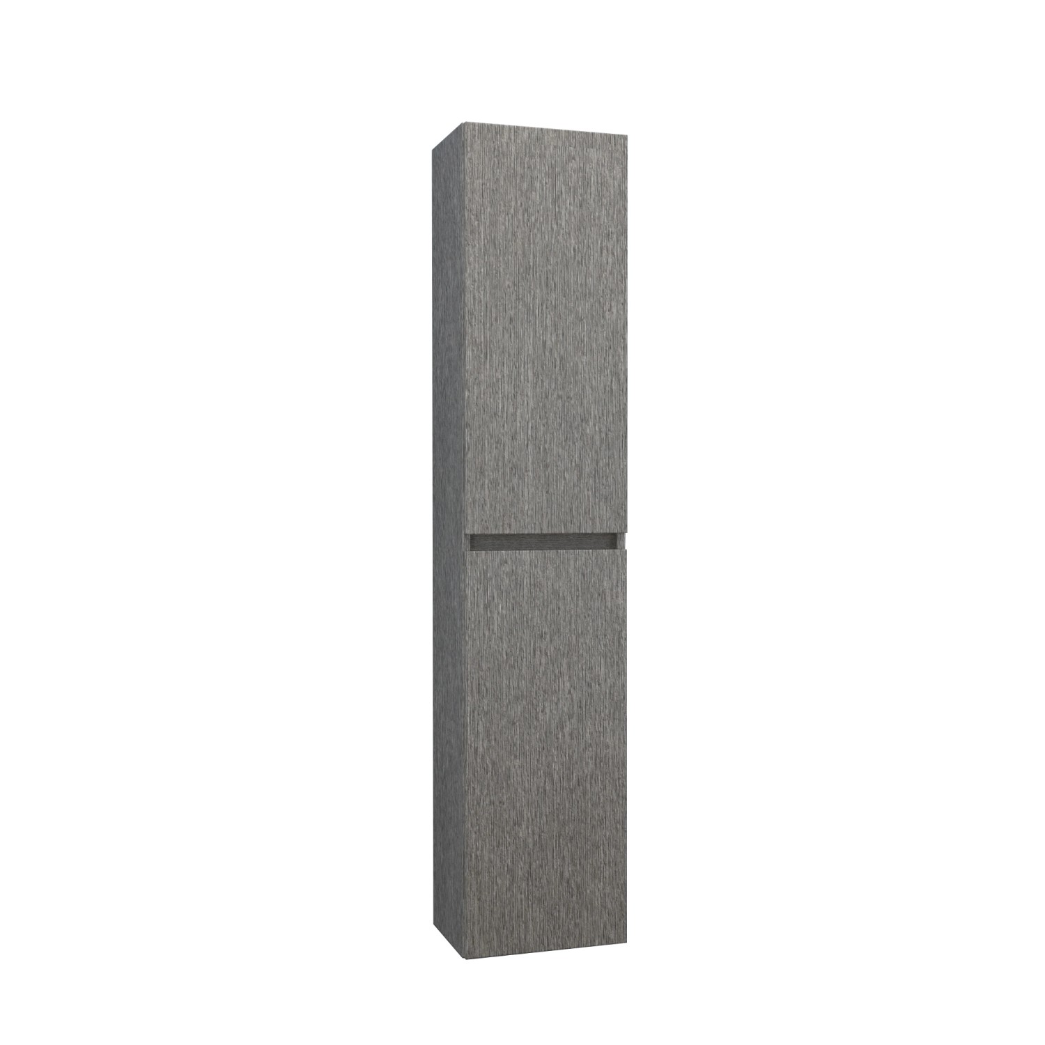 Colonna bagno a terra 2 ante 1 cassetto 32x178x33 cm grigio larice