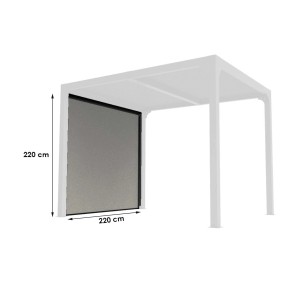 Tenda accessoria per pergola bioclimatica 2430 antracite