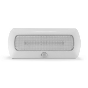 Torce t.b.t. bianca con sensore di movimento per interni.