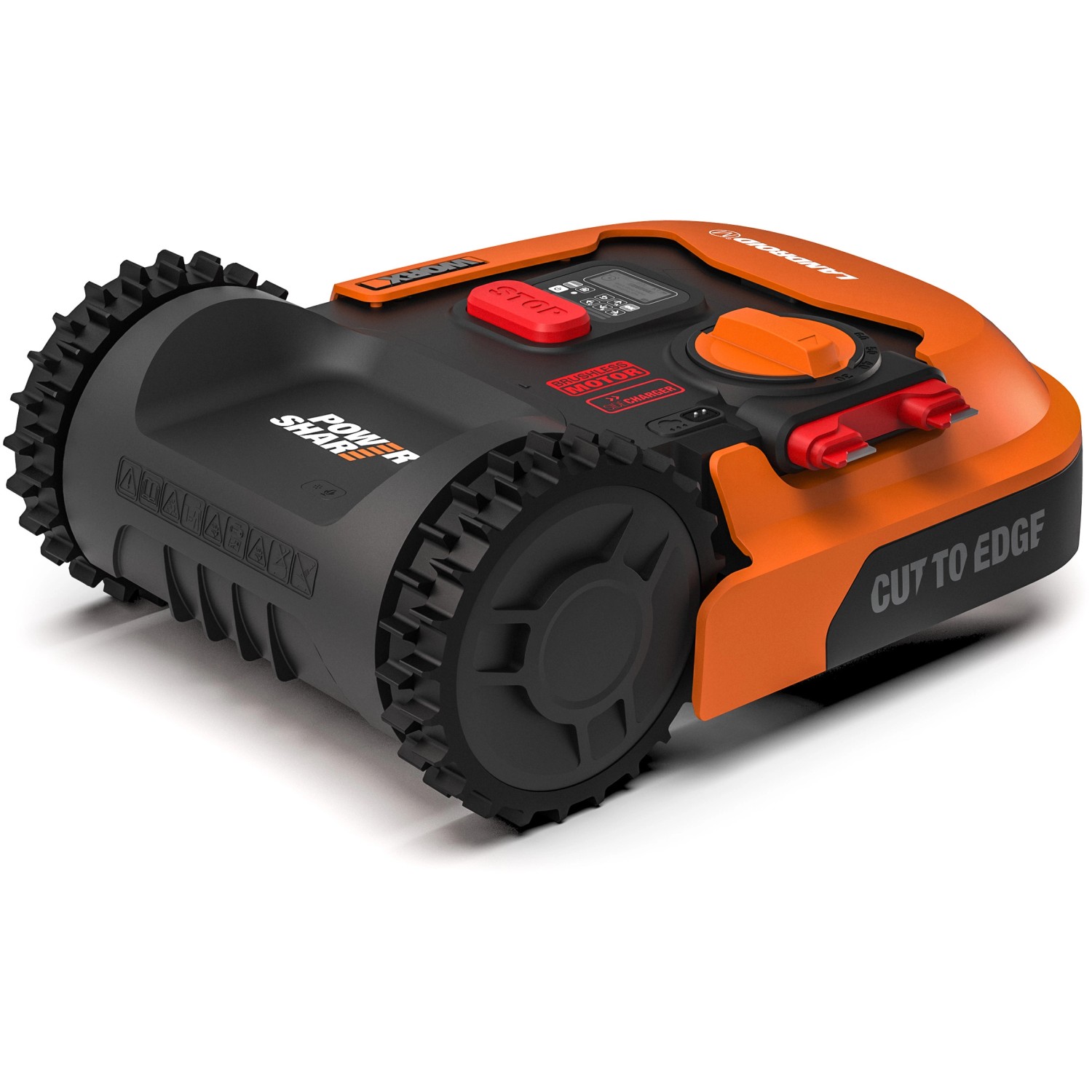 Worx Landroid M700 robot tagliaerba: Robot tagliaerba compatto con batteria PowerShare e funzione CutToEdge.
