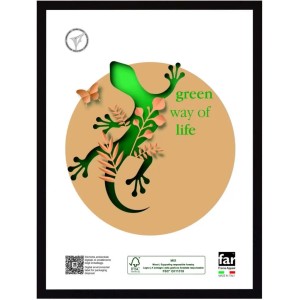 Cornice da muro Sylvestre nero 30x40 cm