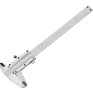 Calibro LUX Comfort 150 mm in acciaio per utensili, strumento di misura per lunghezze precise.