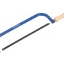 Archetto per metalli LUX Classic 300 mm con telaio blu e manico in legno.