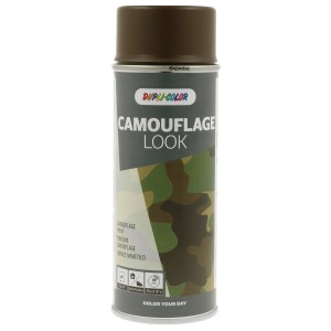 Dupli-Color Spray Camouflage Marrone Cuoio Opaco, bomboletta da 400ml.