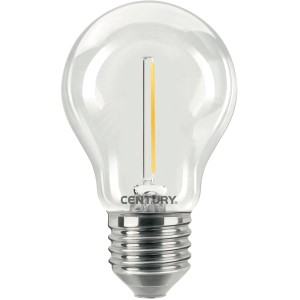 Lampadina LED t.b.t. trasparente per illuminazione decorativa esterna.