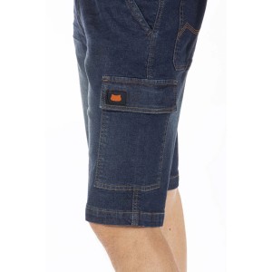 t.b.t. pantaloncini da lavoro in denim con tasca cargo.