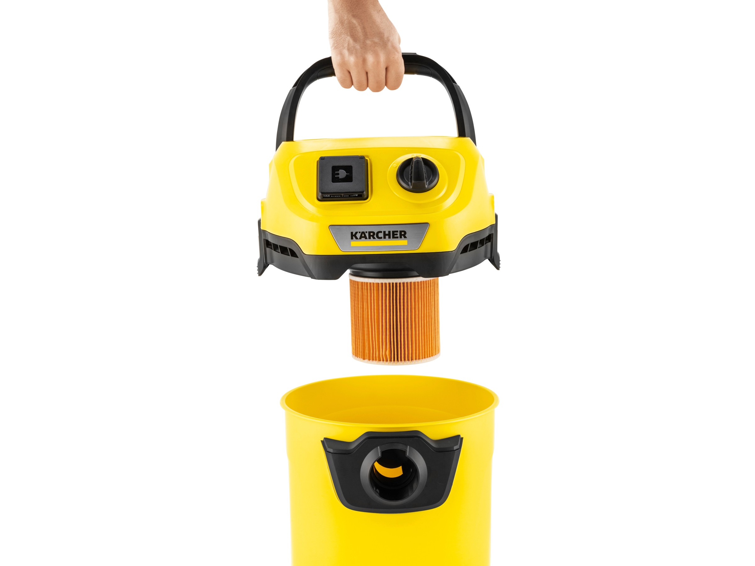 VIOKS Kärcher - Filtro di ricambio per aspirapolvere 6.414-498.0, per Kärcher SE 5.100, filtro a pieghe piatte, filtro Kärcher